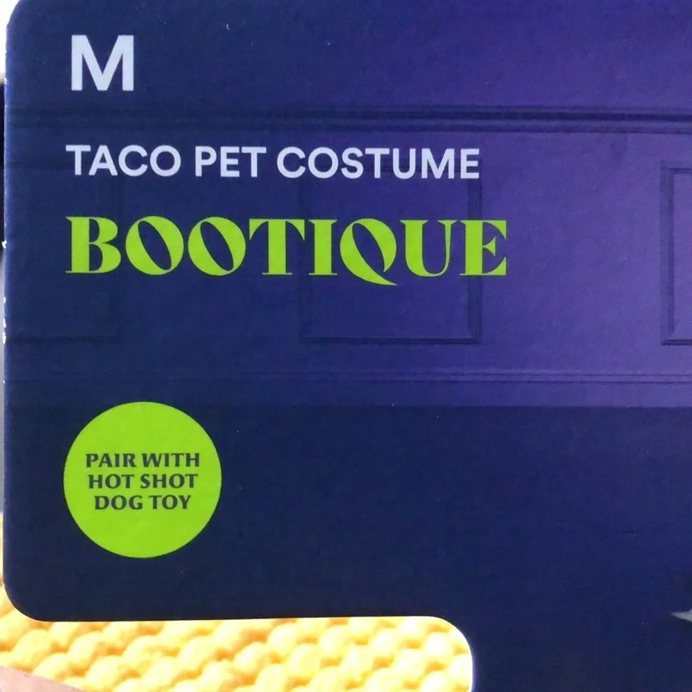 NWT Halloween Taco Dog Cat Costume M